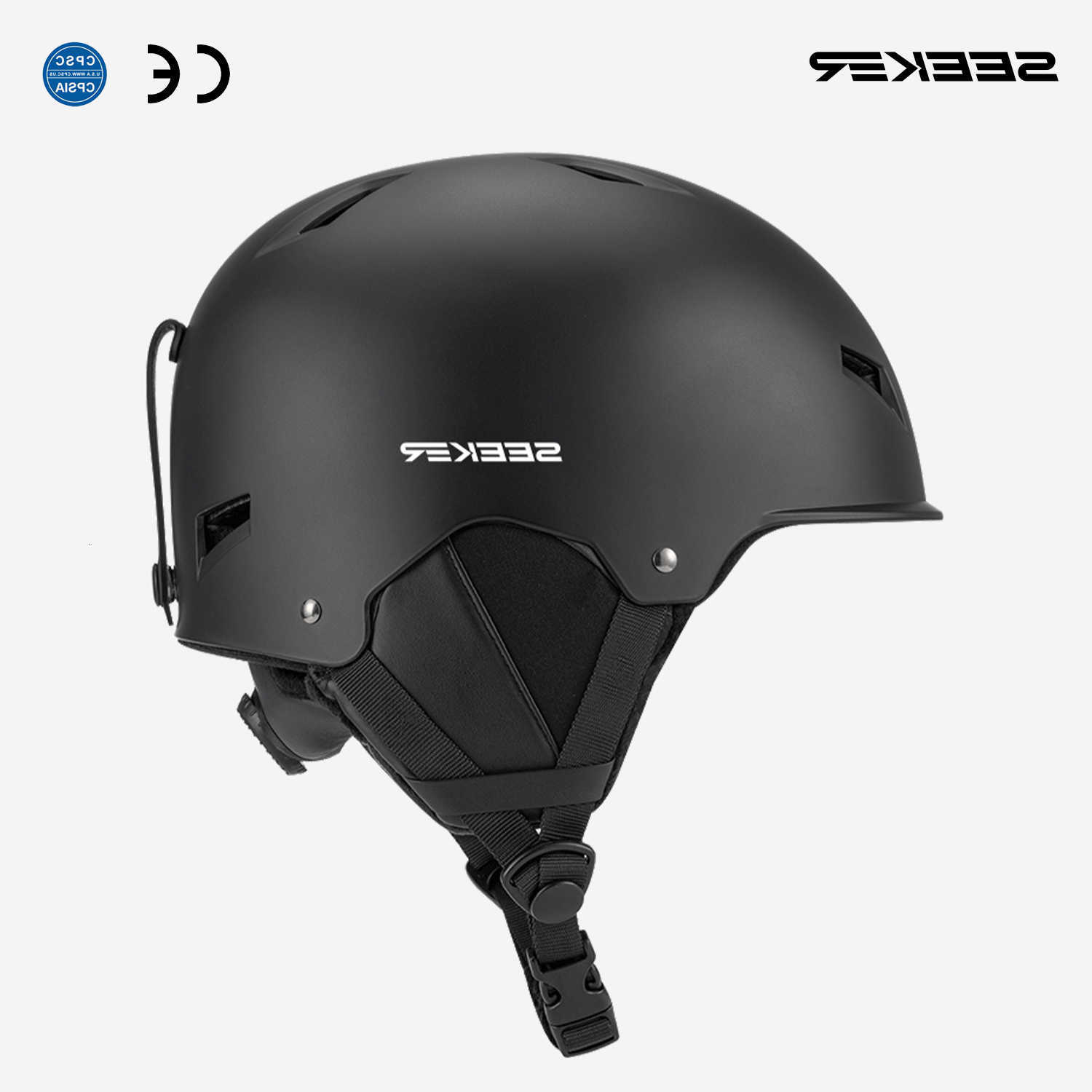 Sports Ski Helmets SEEKER Winter Ski helmet Adult Snowboard And Double Board Ski Special Anti- Protective Helmet Snow Sports Helmet D260919