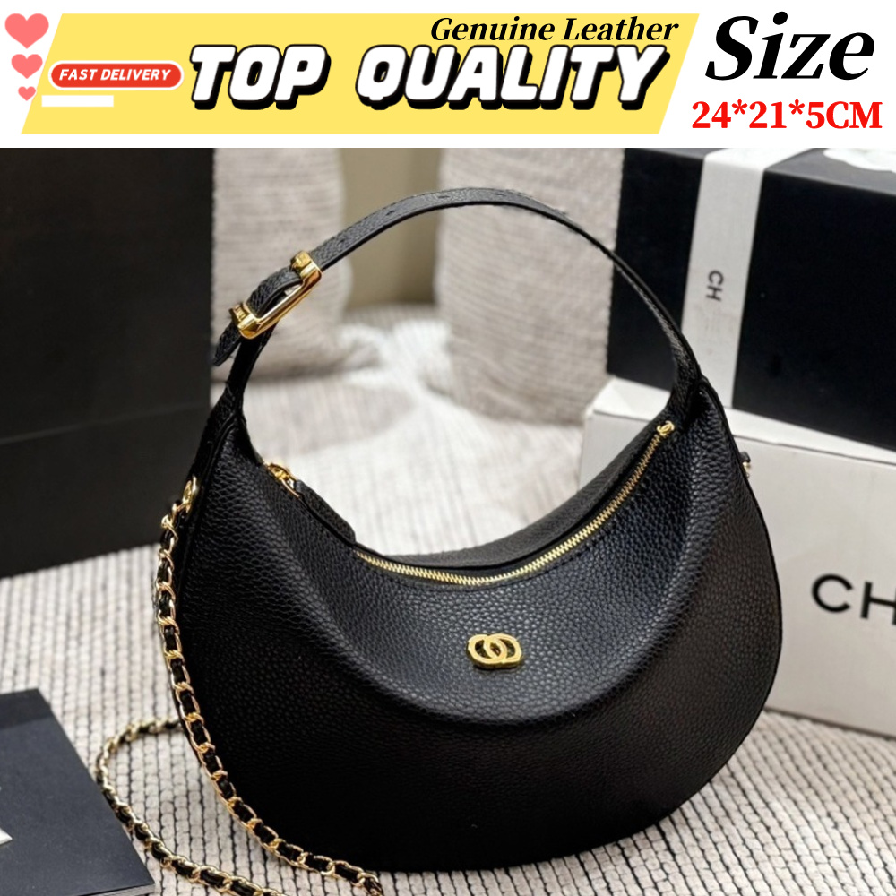 TOP Quality Designer bag 2026B Shoulder bag Crossbody bag Classic Women Shoulder bag Luxury Handbag Multi Functional Leather Crescent bag 10A Fashio