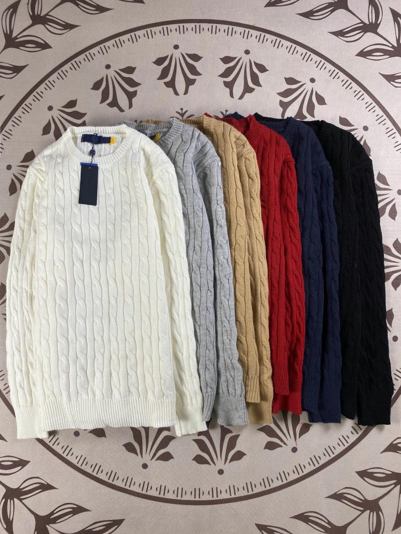 Luxury Men's Autumn Knitted Sweater Round Neck Embroidered Long Sleeved Pullover Casual And Fashion Women's