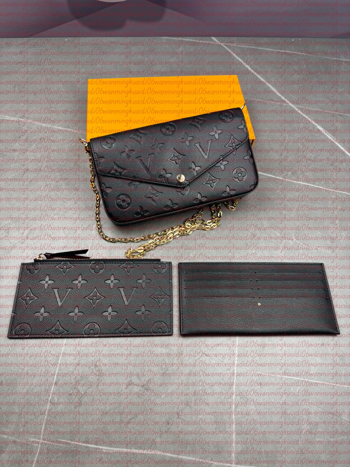 10A Multi Pochette Luxurys Designer Bags Women Shoulder Crossbody Bag High Quality 3 pieces Handbags Fashion Real Leather Chain Flap Purse Wallet To