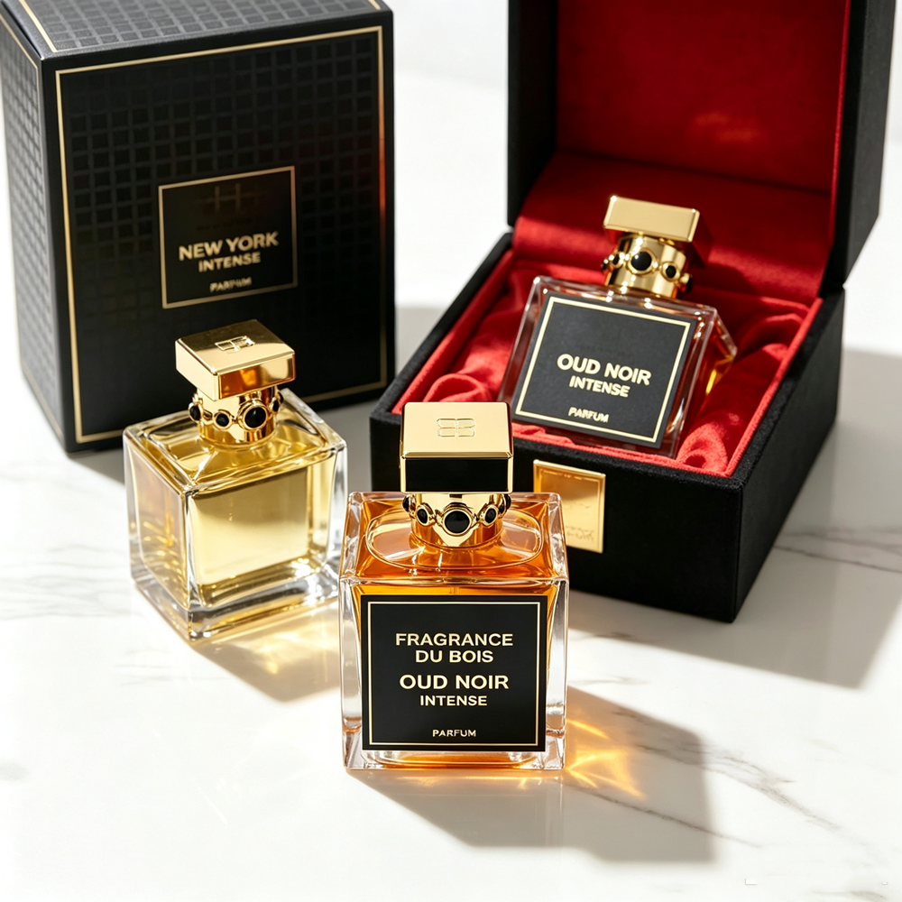 Fragrance Du Bois New York Intense Perfume 100ml 3.5oz Oud Noir Intense Parfum Canabis Long Lasting Strong Smell Luxury Unisex Cologne Spray