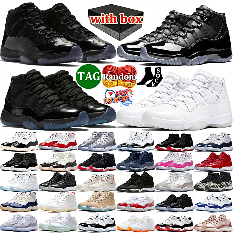 with box designer basketball 11 11s shoes sneakers mens womens Classic Comfortable outdoor comfort sports trainers vintage streetwear Gamma Cool Gre