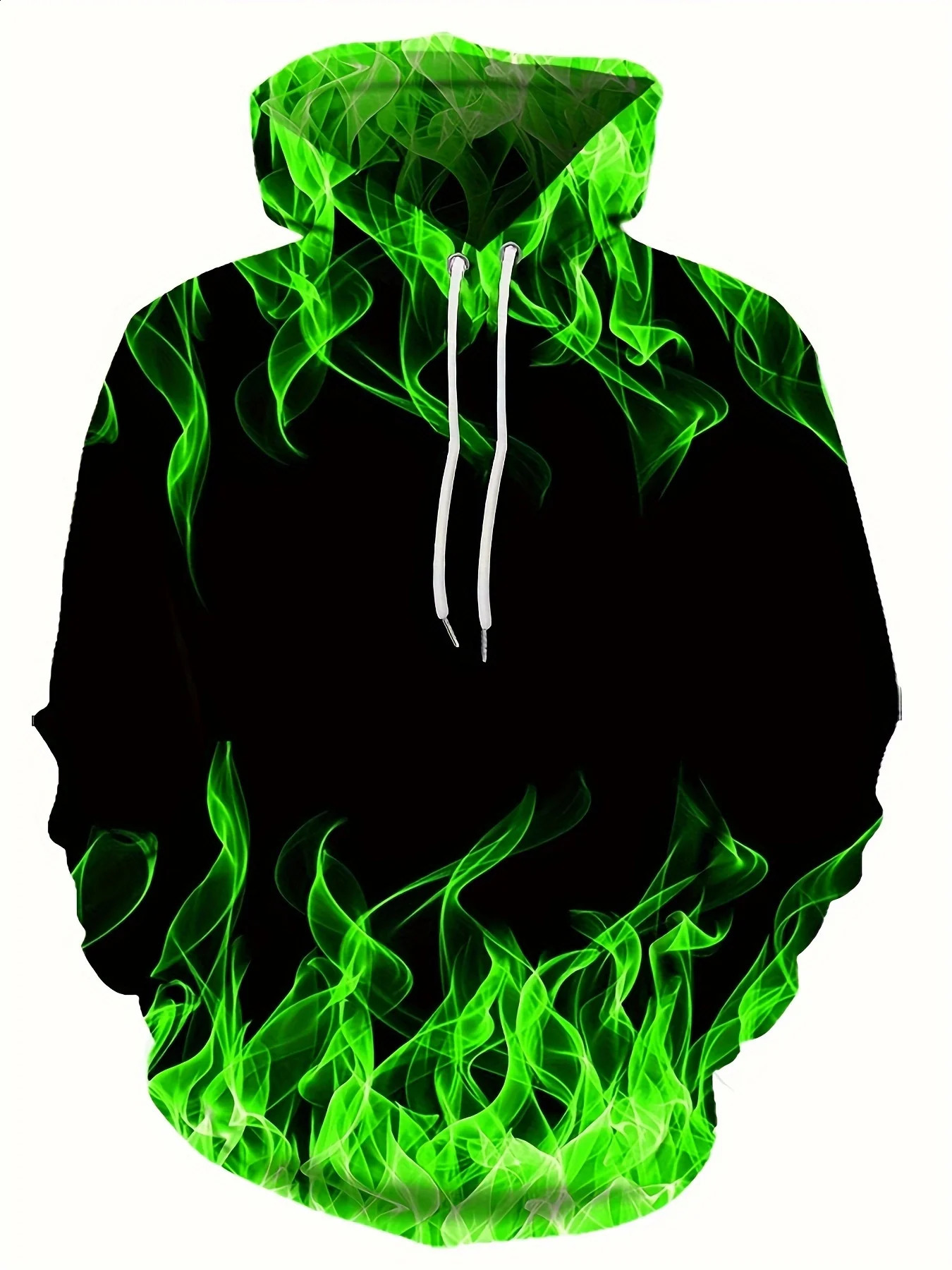 Creative Flame 3D Print Hoodie Cool Hoodies Mens Spring Autumn Pullover Hooded Sweatshirt Oversized Harajuku Y2k Clothes 260920