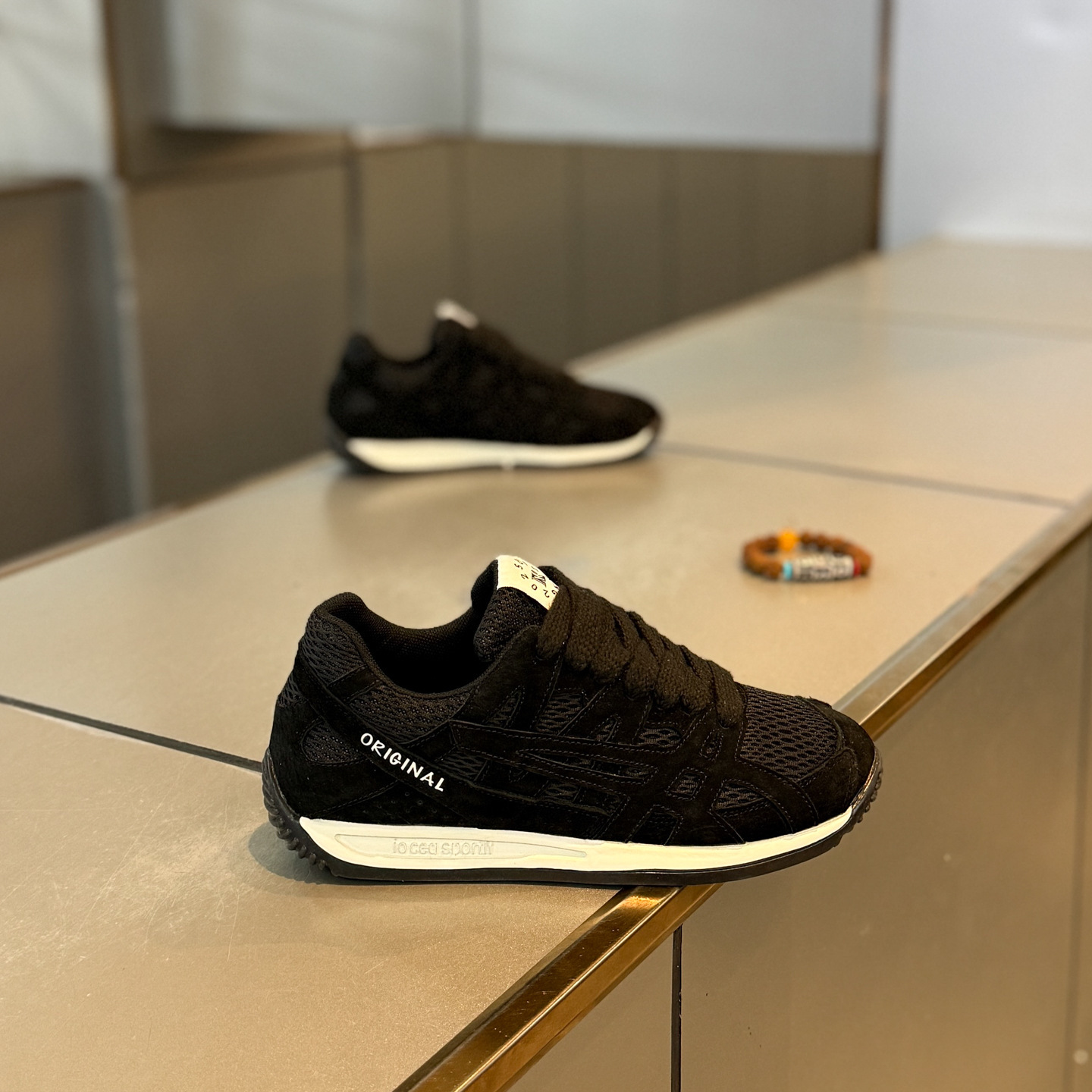 Men's shoes with high-end feel, new Casual shoes spring-summer versatile trendy styles, popular online models, Designer shoes 2026 color-blocke