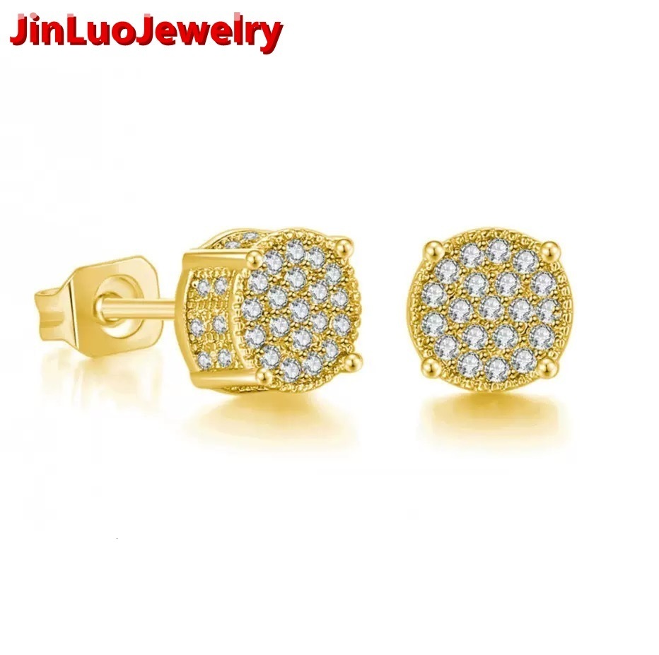Fine Mossanite Earrings Jewelry 925 Silver Stud 18K White Gold VVS Real Moissanite Stud Earrings Jewelry Earrings