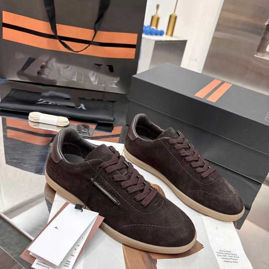 Casual Shoes New genuine leather breathable men's shoes suede leather comfortable German training shoes versatile for everyday wear casual shoe