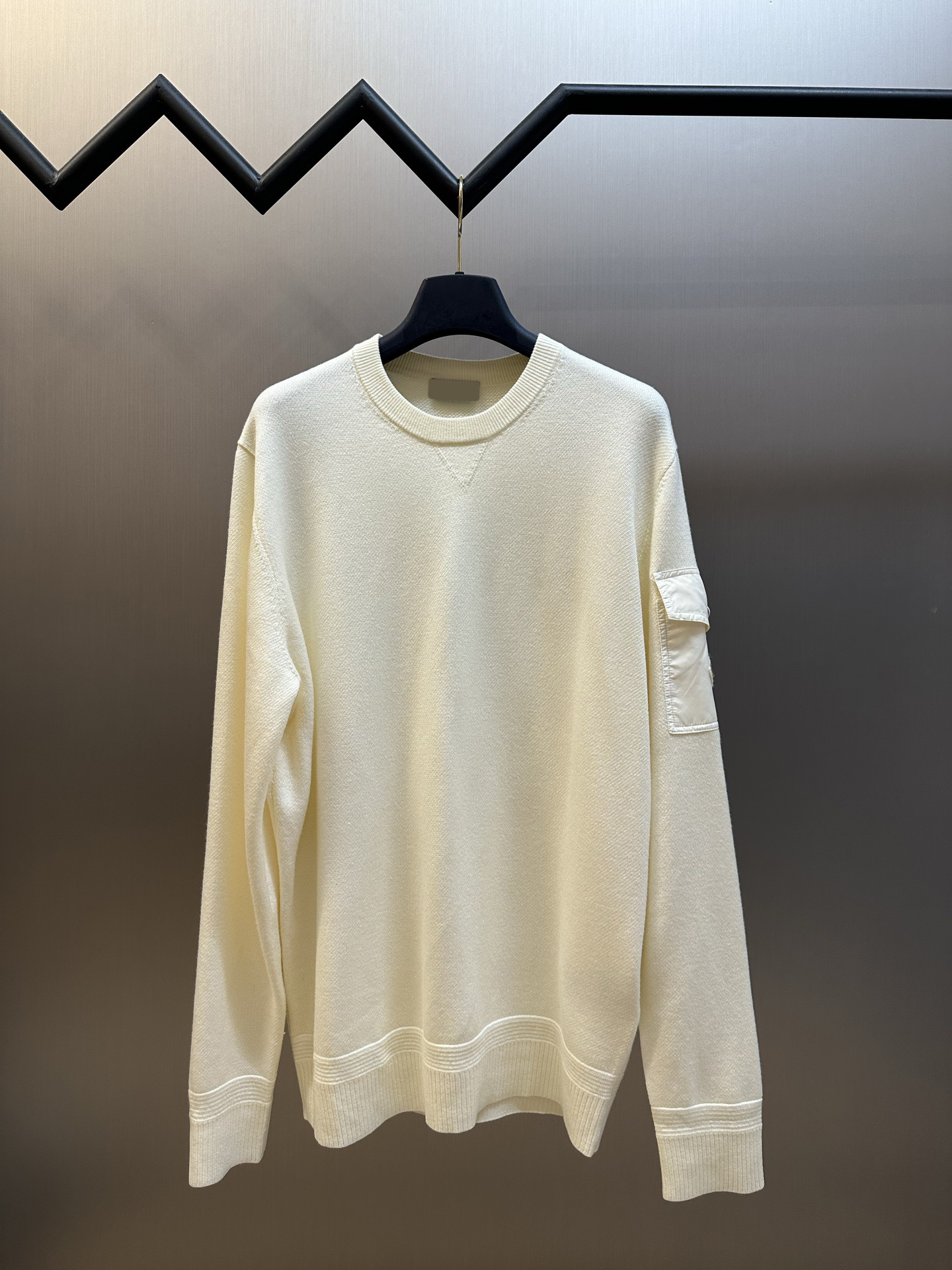 Men's Plus Size Sweaters in autumn / winter acquard knitting machine e Custom jnlarged detail crew neck cotton 43f34