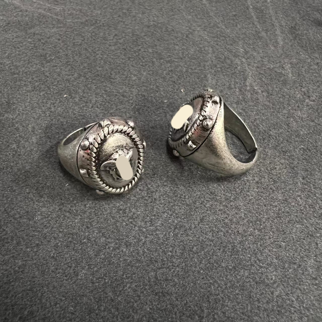 Vintage Designer Ring for Women Men Letter Design Retro Rings Silver Plated Ring Classic Rings Anniversary Party Gift Jewelry