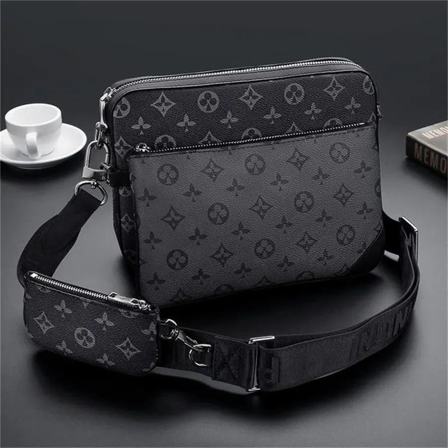 Three in One designer bag 2026 Trends Mens Bags Fashion man Crossbody Bag For Man Shoulder Messenger Bag Male Handbag women Luxury Bag sacoche homme
