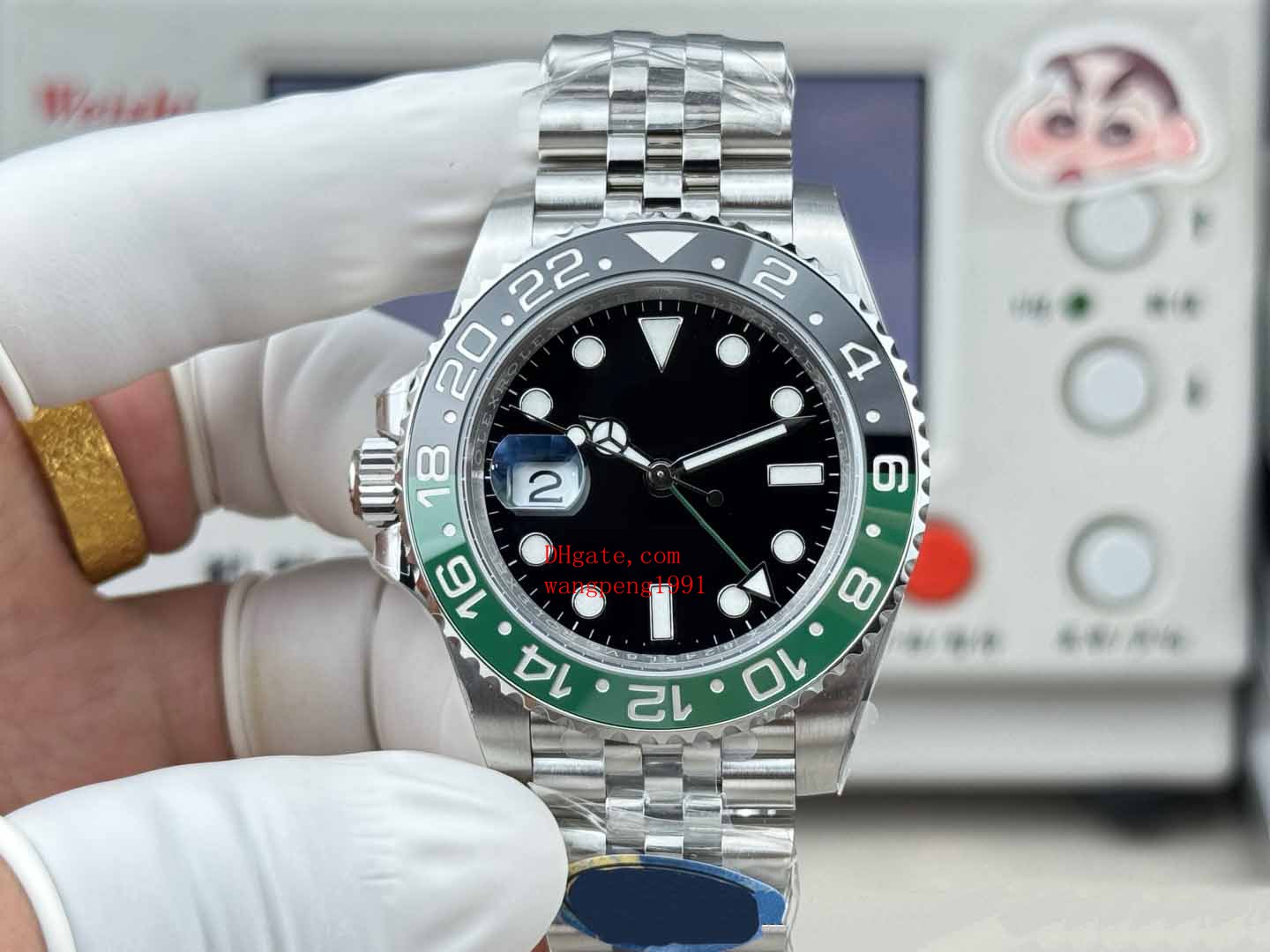 FC Factory Left-handed person Sprite Circle Watches 40mm m126729 126729 luminous Cla.3285 movement Five-zhu belt Mechanical automatic men's wri