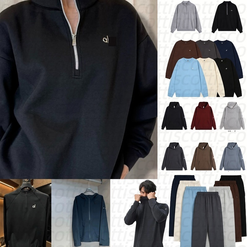 GYM aloismlyities Clothes Set Mens Athletic Tracksuit aloismlyities Hooded Jacket Pants Set Casual Sportswear 2 Piece Outfit For Spring Women Autumn