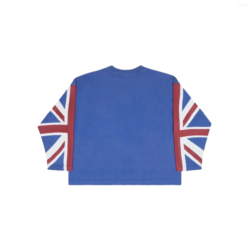 T-shirt a maniche lunghe autunno e inverno Street Style Felpa con cappuccio stampata di alta moda per uomo donna