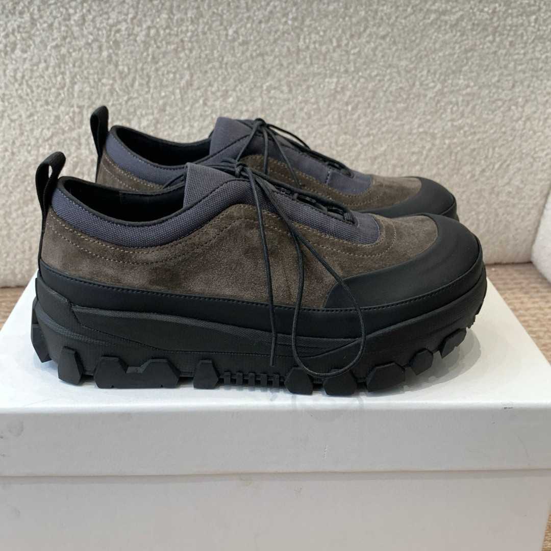 Casual Shoes 25 new collection genuine leather color-blocked outdoor functional thick-soled hiking boots work boots casual shoes women's style