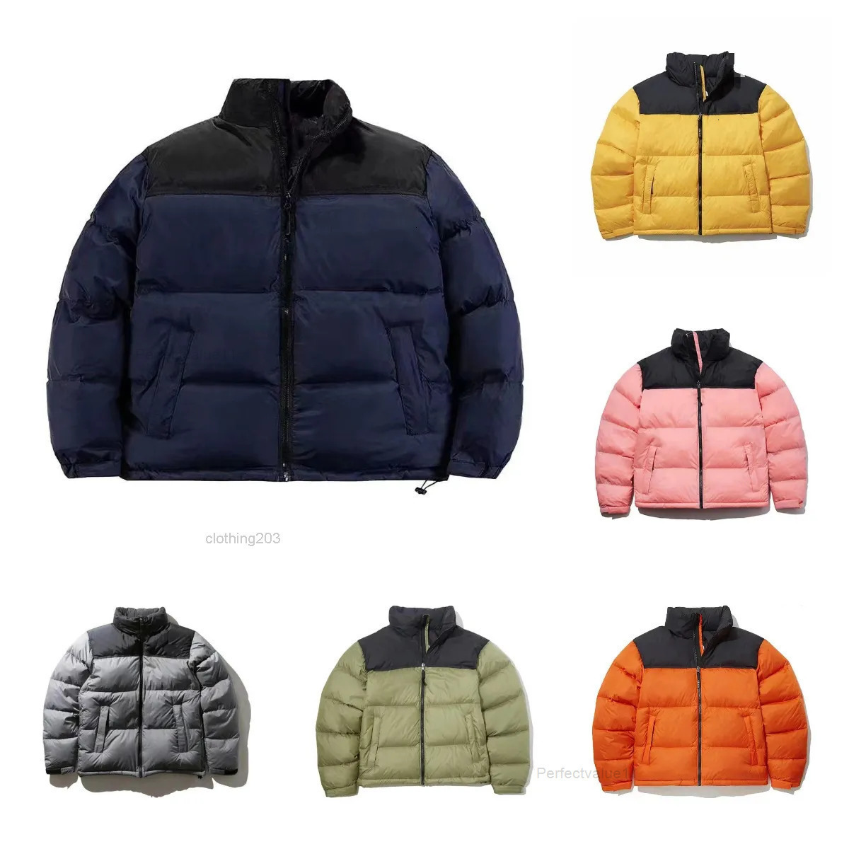 Men's Jacket Designer Puffer Jacket Womens Down Jackets Coats Peak Peak Unisex Long Stand Collar Zip Up Quilted Down Coat Winter Streetwear Jac