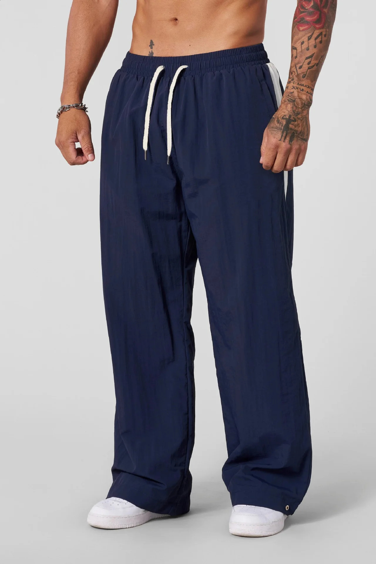 Fasion Men Cotton Linen Pants Joggers Sweatpants Streetwear Breathable Solid Color Linen Trousers Vacation Summer Loose Pants 260920