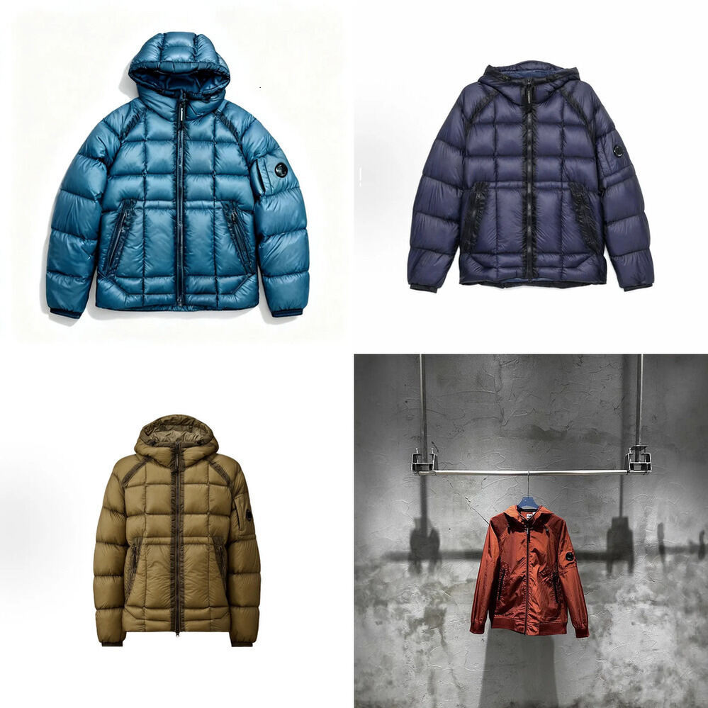 cp cpcompanys piumino imbottito in cotone da uomo tuta da assalto capispalla sportivo casual funzionale leggero cappotto streetwear antivento per l'