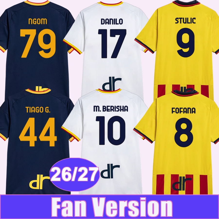 26 27 lEcCe N'DRI Mens Fans Soccer Jerseys NDABA K. GASPAR SIEBERT FOFANA STULIC M. BERISHA Home Away 3rd Football Shirts Short Sleeve Uniforms