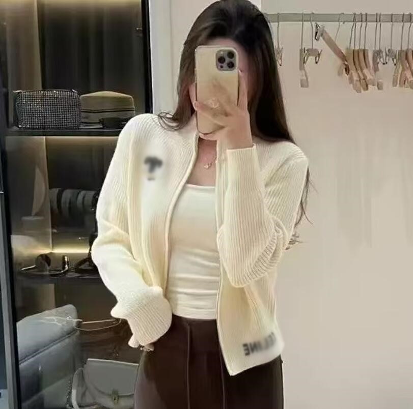 Women's sweaters cardigan Zipper designer sweater coat fashion Embroidered letter knitted Luxury Clothing women sweater Jacket