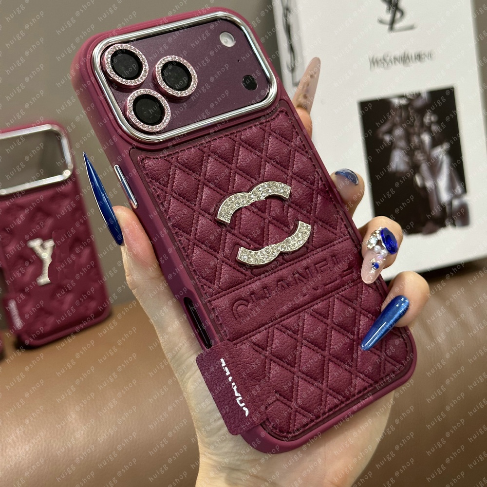 Designer Fashion Cases 18 Pro Max 17 Pro Max 16 Pro Max 16 15 14 13 Pro iPhone Cover for Samsung Galaxy Luxury Fashionable PU Leather Phone Case