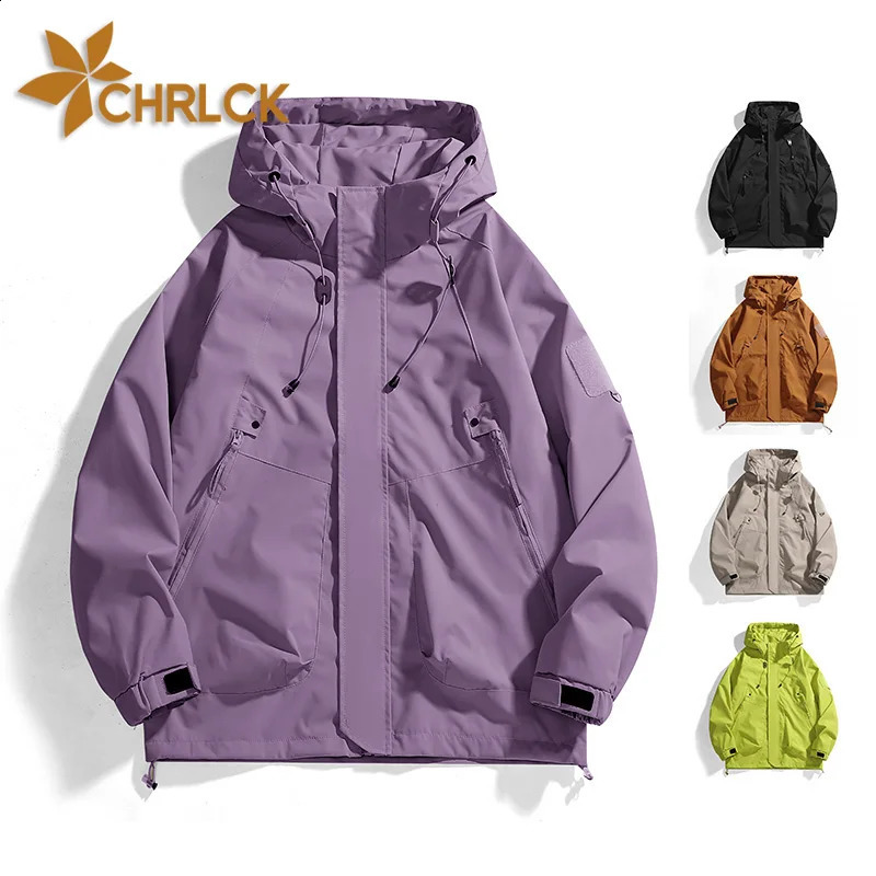 CHRLCK Unisex Outdoor Waterproof Jacket Windbreaker Coat Autumn Breathable Fishing Camping Windproof Jackets Men Women Clothing 260916