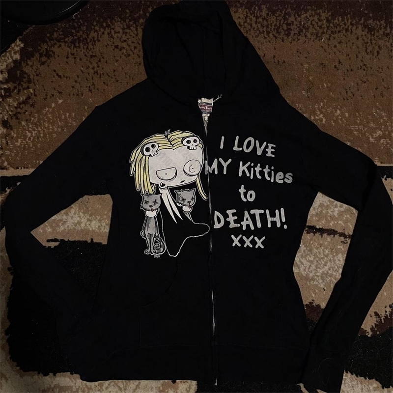 Korean Autumn Clothes for Women Sweatshirts Zip Up Hoodies Y2k Hoodie Harajuku Oversize Sweatshirt Clothing Female Grunge Top y260907