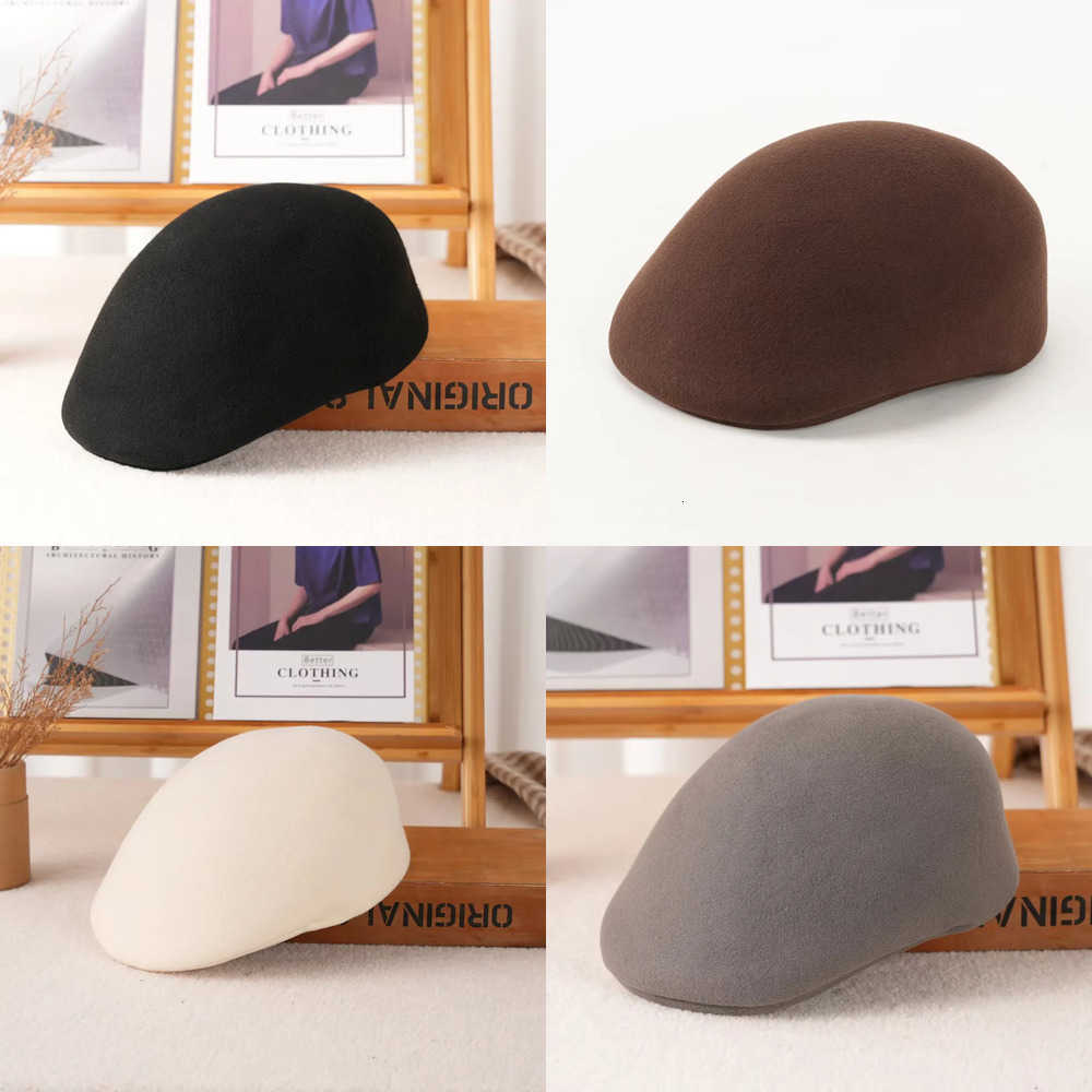 Wool Soft Berets Felt Fashion Beret Women Warm High Quality Classic Thick Winter Hat Men's lvy Newsboy Cap Street Vintage Chapeu Fedora J260919