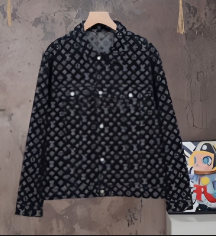 designer jeans jacket for men long sleeve Luxury letter jacquard Lapel denim jackets mens Coats sportswear sets