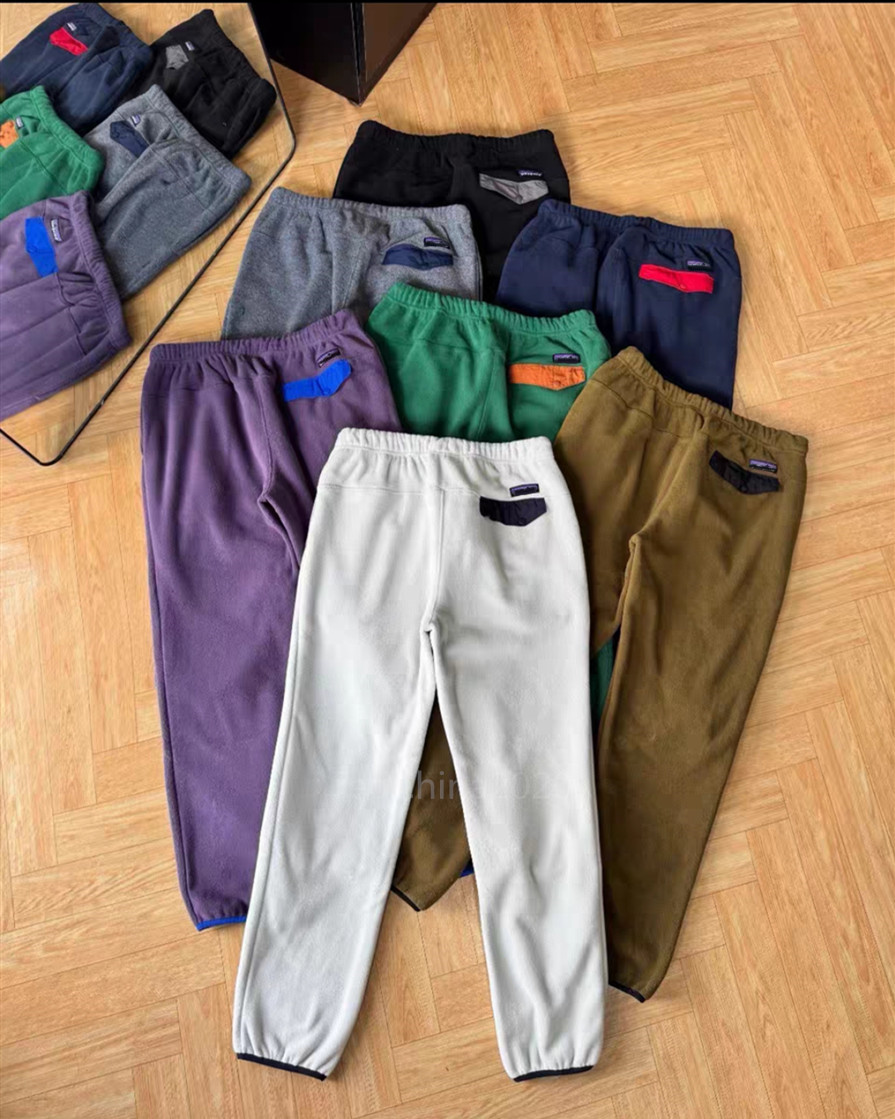 Autumn and winter Brand designer new outdoor multi-color fleece catrouserssual and comfortable sweatpants joggers long trousers