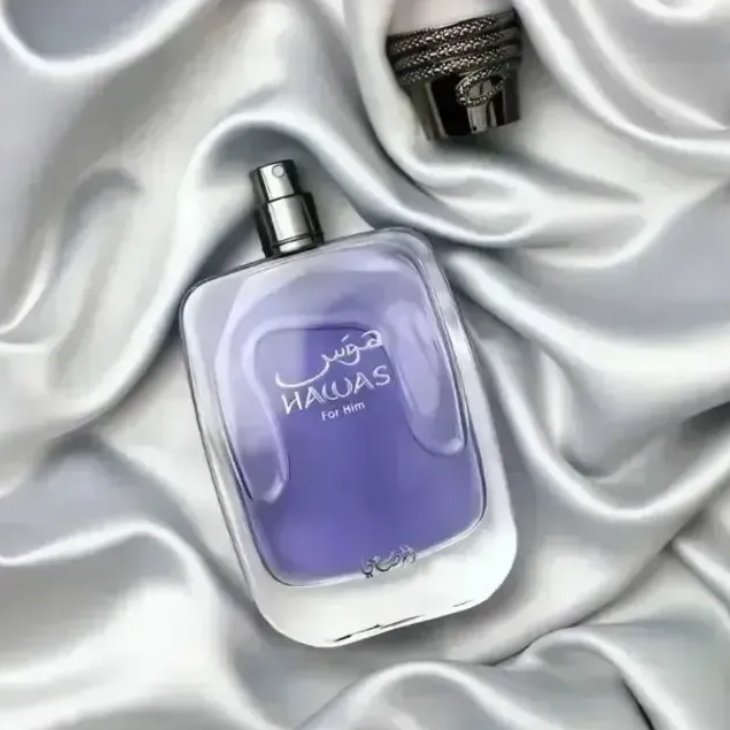 2026 Men Fragrance RASASI HAWAS FOR HIM EDP Perfume 100ML Hydroaromatic Note Spray Eau De Parfum Oriental Fougere Notes