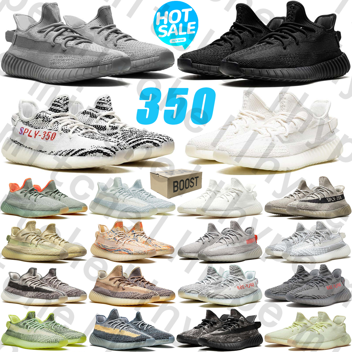 Free Shipping with box Designer yeeszy 350 boost v2 sneakers Running Shoes trainers mens womens chaussure zapatillas Outdoor men women Sports runner