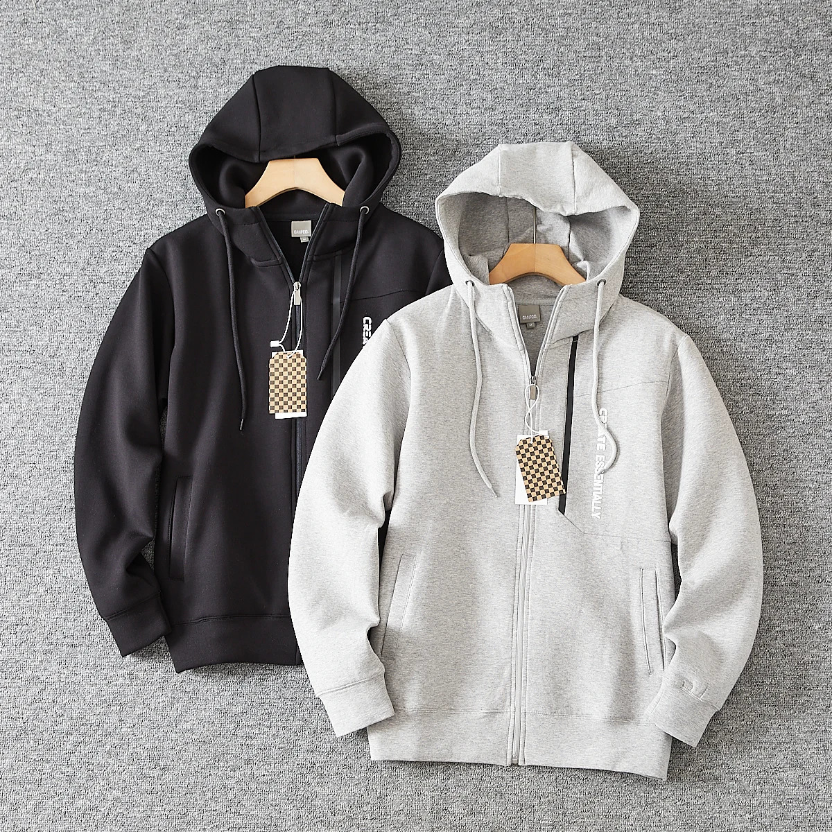 2025 spring men's fashion letter print hoodie with cardigan coat 260918