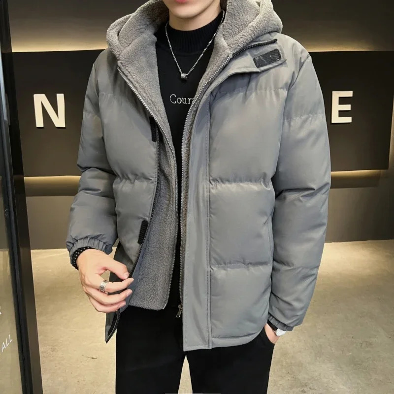 TFETTERS Two Pieces Parkas for Mens 2026 Autumn Winter Loose Zipup Hooded Jackets Man Korean Fashion Casual Coat 260920