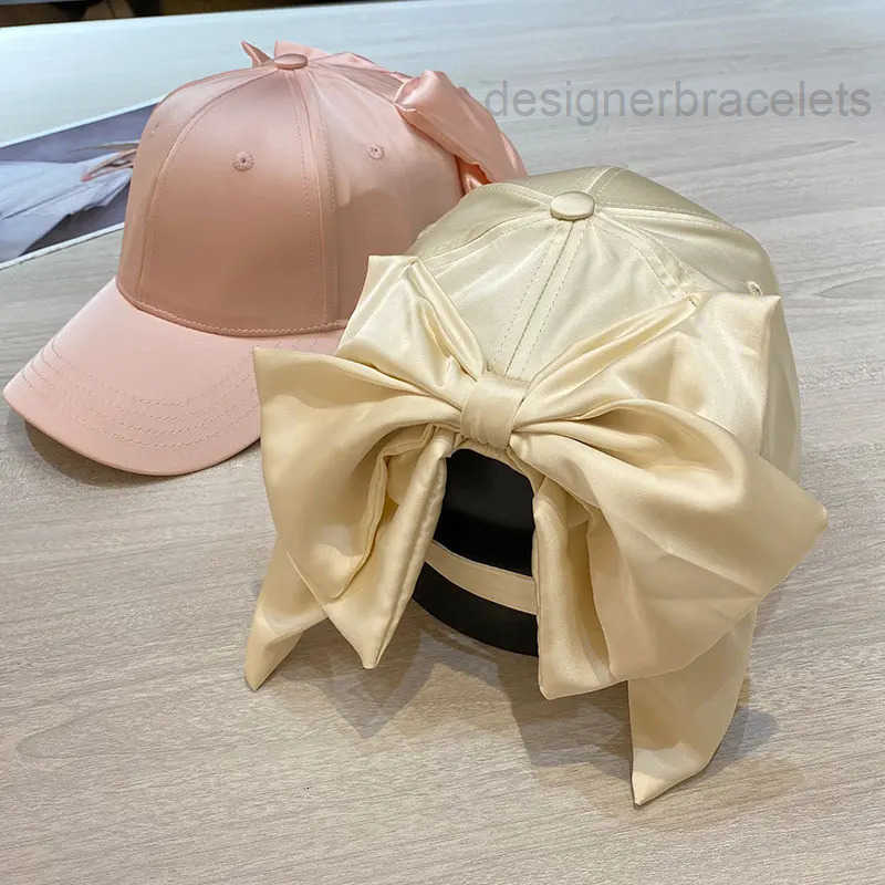 Spring and Summer Ladies Baseball Cap Fashion Big Bow Personality Sun Hat Autumn Travel Wild Casual Outdoor Street Peaked Caps 251103