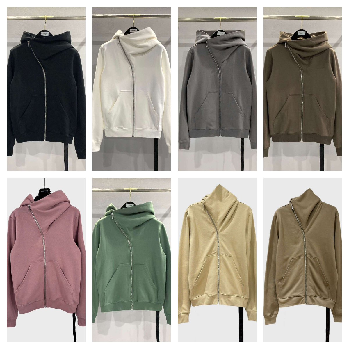 RO hoodie graphic hoodie men designer hoodie hoody hip hop rock Wizard Hat Ribbed Black Zipper Cotton Women's Sweatshirt long sleeves Hoodie zi