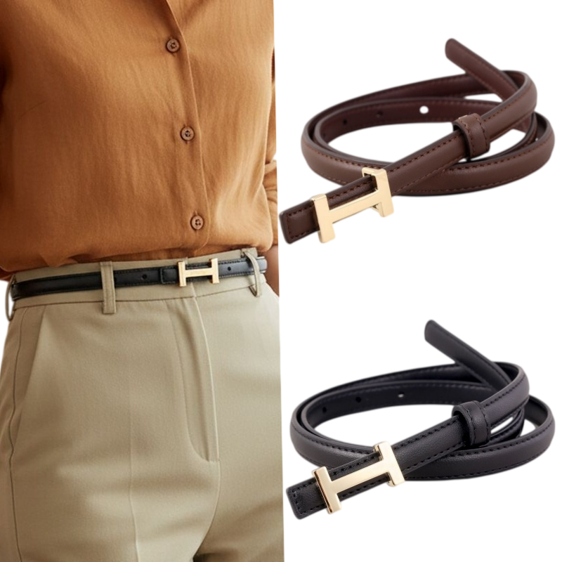 Cinture di nuova tendenza firmate Cintura di lusso da donna Desginer Donna Cintura classica in pelle PU a larghezza stretta, Cento per jeans Nuova t