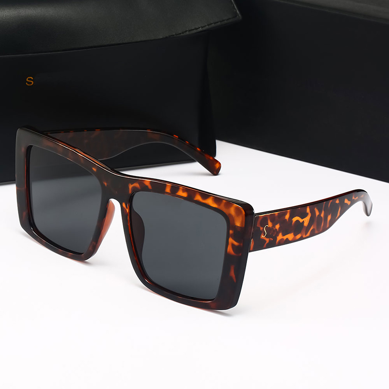 Luxury Designer Brand cat eye Sunglasses Rectangle Wrap Sunglass High Quality eyeglass Women Men Glasses Womens Sun glass UV400 lens Unisex With box