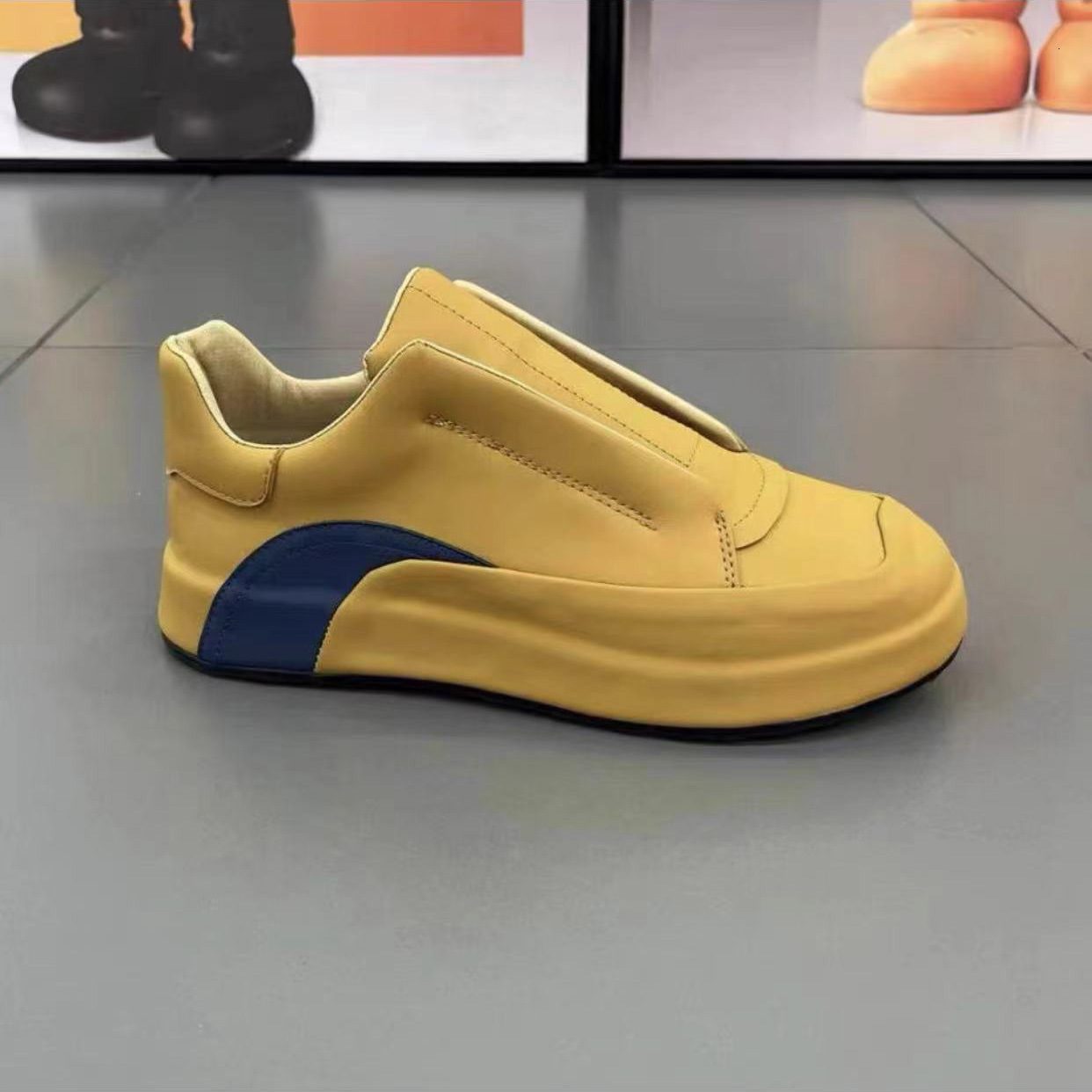 2022 New Autumn Thick-Soled Trendy Stylish Versatile Men's Low-Top Slip-On Designer shoes Fashion Casual Casual shoes Shoes