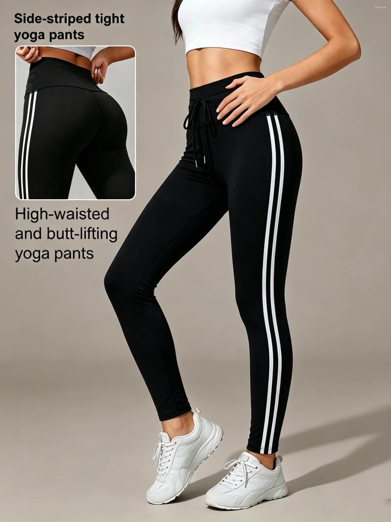 High Waist Hip Lifting Leggings Women Yoga Slim Fit Pants Fittness Sport Quick Drying For Cycling Training Outdoor