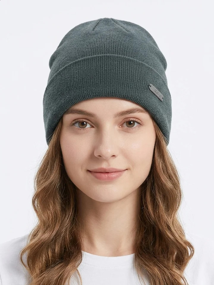 Merino Wool Beanie Soft Knitted Winter Hat for Men Women Warm Breathable for Daily Commute Hiking Skiing Running 260918
