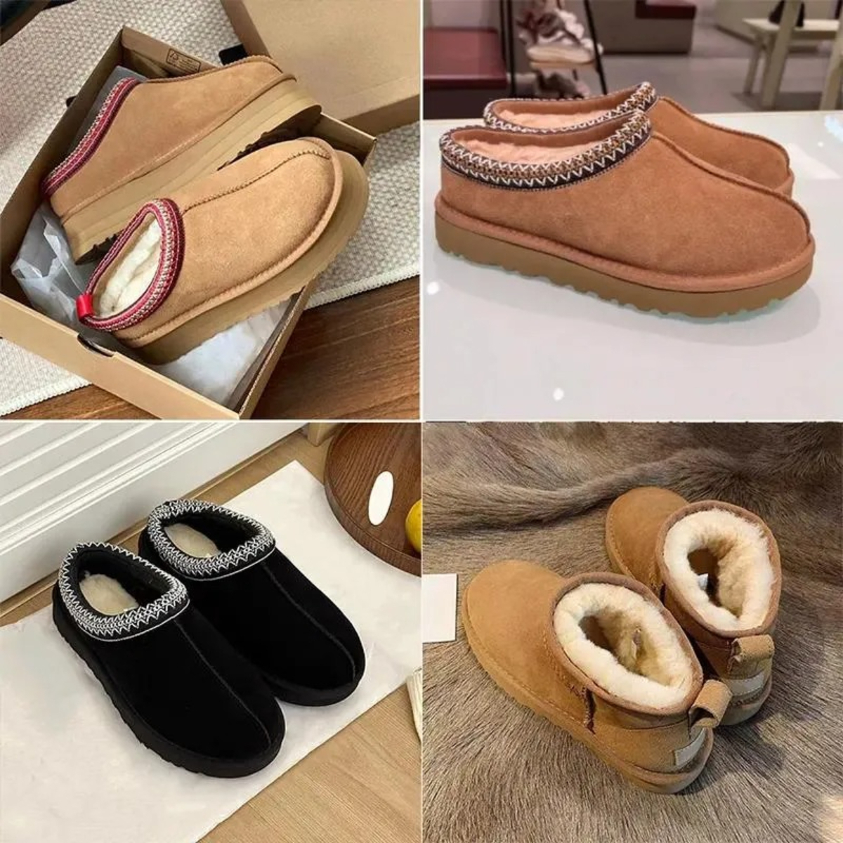 2026 tasman slipprs tazz mustard sd dsignr boots womn slids platform fluffy wool famous shos australia shpskin fur ral lathr classic brand casual