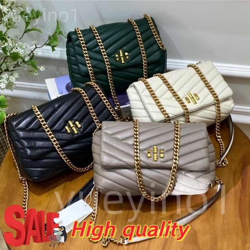 Women V-Shaped Quilted Shoulder Bag Metal Chain Crossbody Purse Flap Over Casual Daily Handbag Multi Colors Available