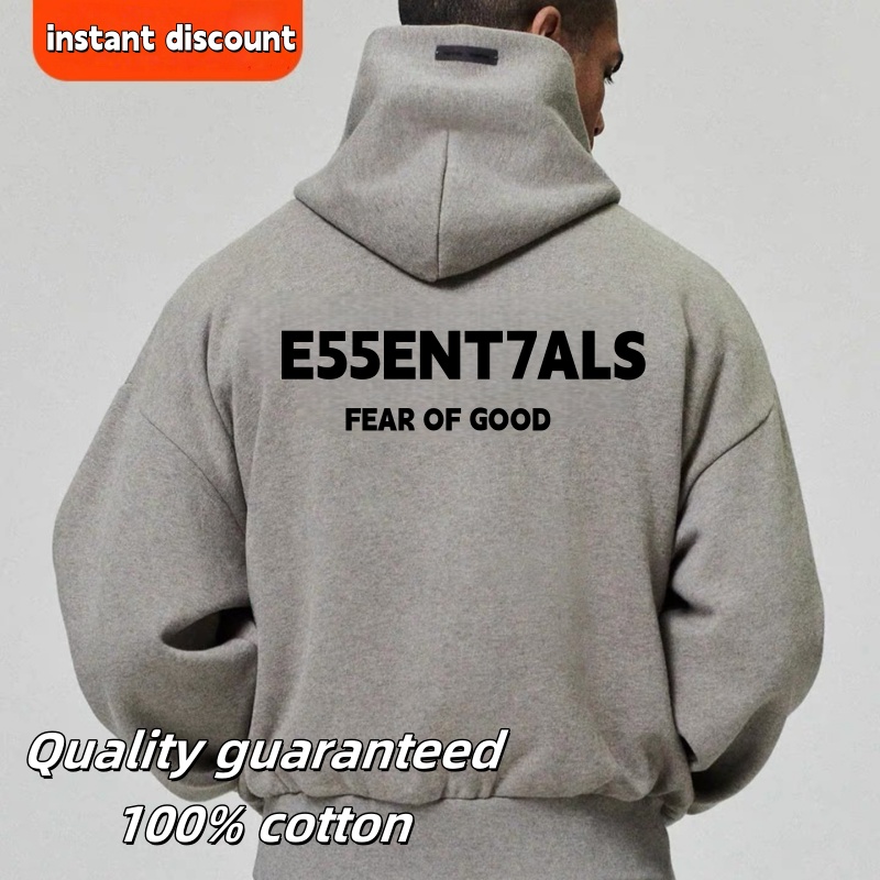 5A Designer Hoodies mens Tracksuit 3D Silicon Reflective Letter essentials shorts Oversized Sweatshirts Casual Sweatpants Couples Loose essential ho