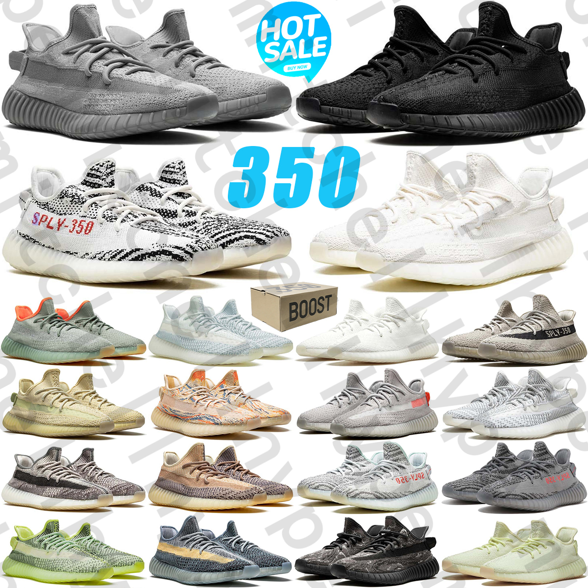 Free Shipping with box Designer yeeszy 350 boost v2 sneakers Running Shoes trainers mens womens chaussure zapatillas Outdoor men women Sports runner