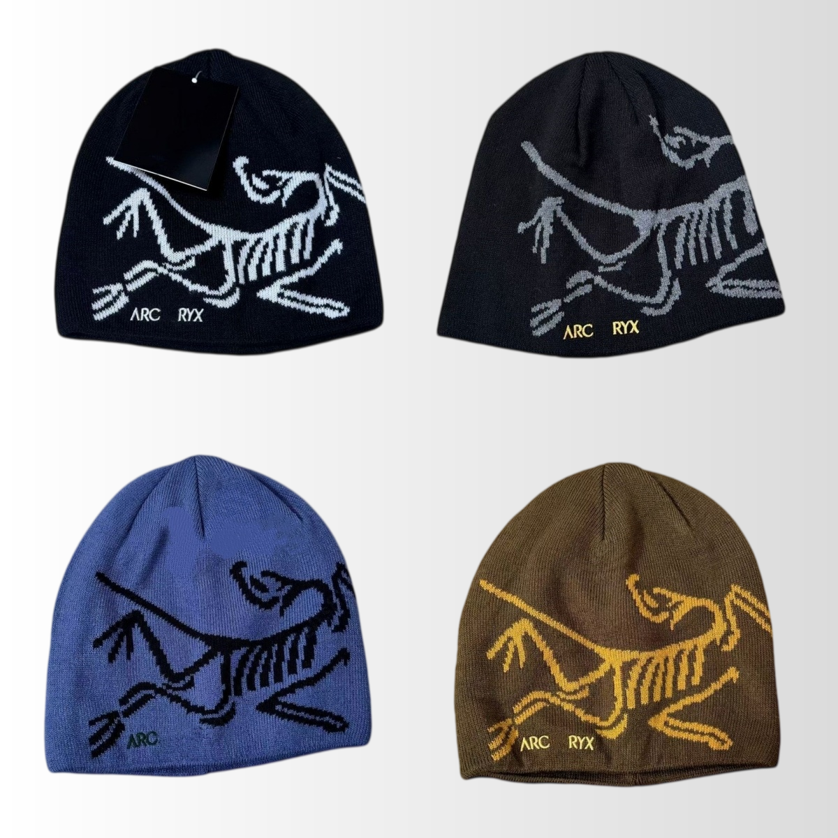 Slouchy Arc Beanie Designer Skull Caps For Women Mens Hat Knitted Winter Hat Fashionable Bonnet Dressy Autumn Mens Hats Outdoor Streetwear zh1706