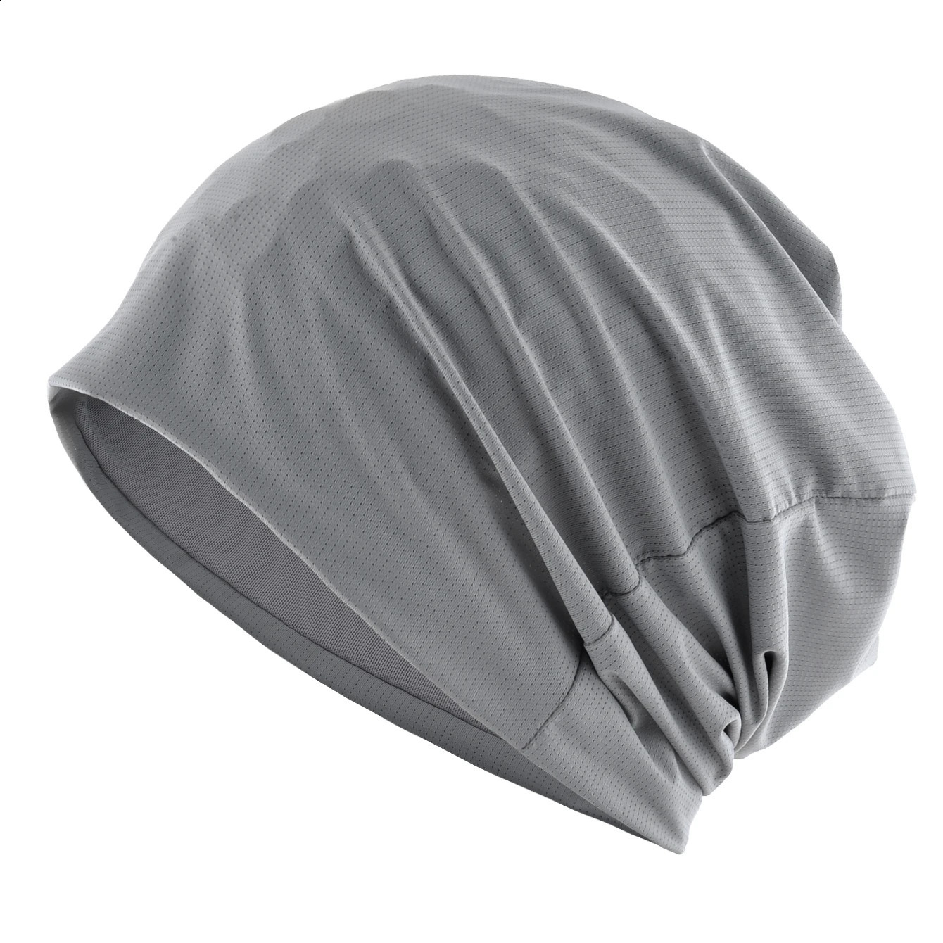 Spring Summer Unisex Skullies Beanies Double-Layer Breathable Mesh Soft Cool-Touch Solid Hat Men Outdoor Casual Sports Hat Women 260920
