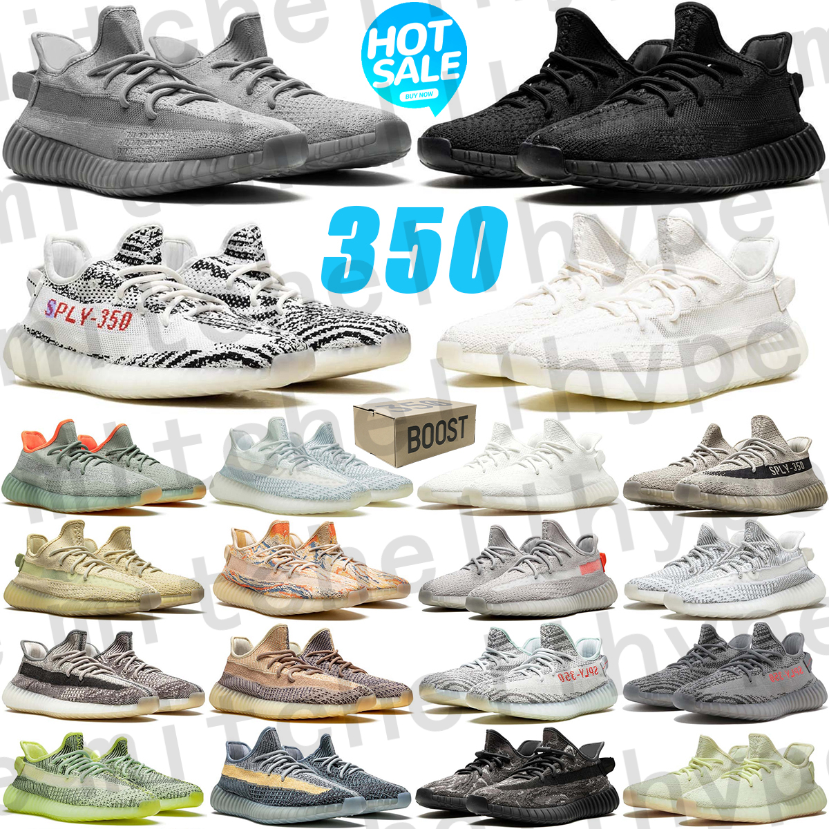 Free Shipping with box Designer yeeszy 350 boost v2 sneakers Running Shoes trainers mens womens chaussure zapatillas Outdoor men women Sports runner