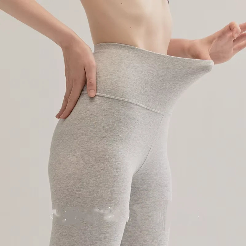 High Waist Cotton Women Leggings Spring Warm Comfortable Slim Fit Student Quality Inner Wear Thin Autumn Pants M XXXL 260920