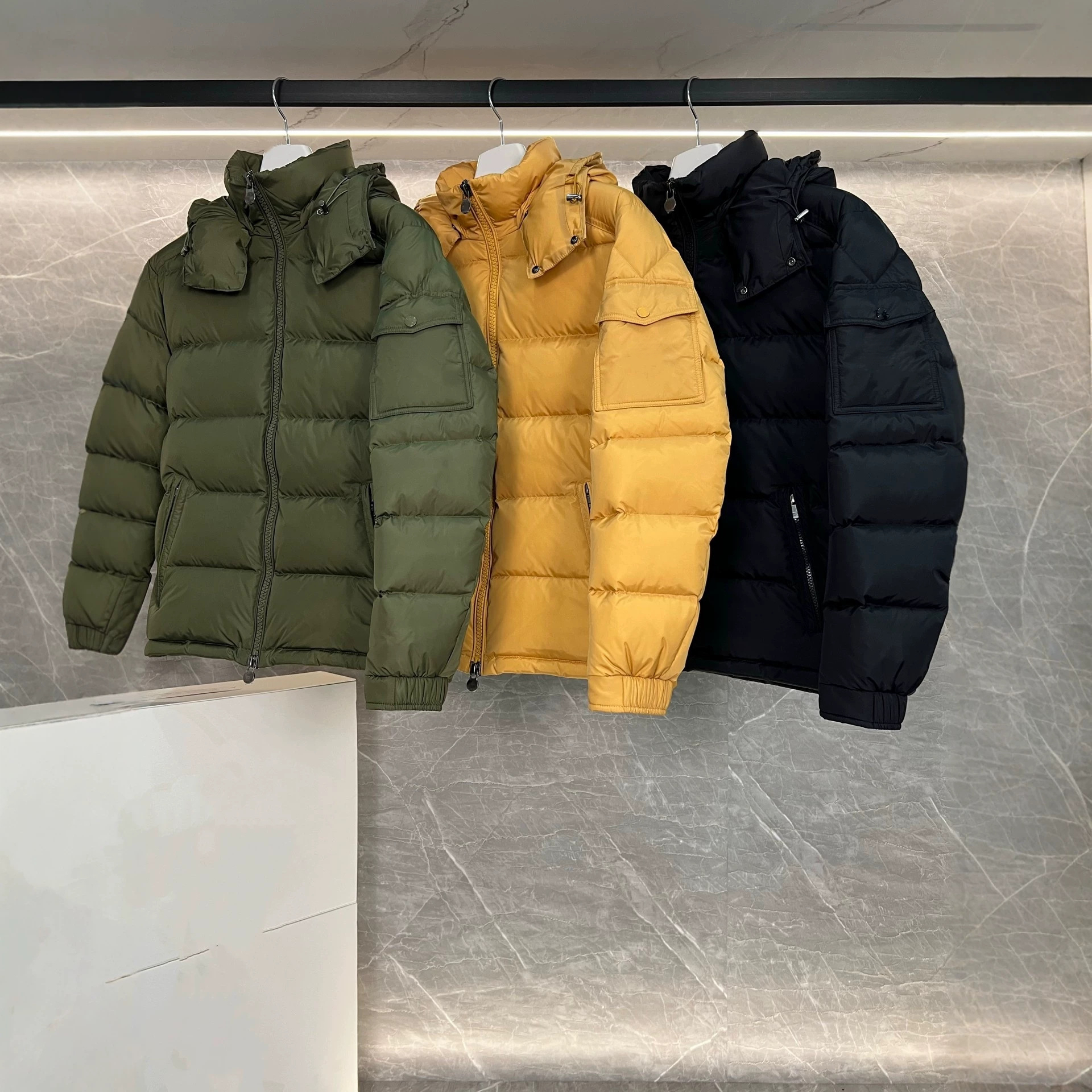 5A Kwaliteitsontwerper mat puffer donsjack voor heren dames, nieuwe stijl warme winter bovenkleding jas, winddichte losse pasvorm lichtgewicht koud