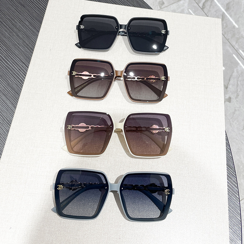 New Chain Fashion Women Light Luxury Elegant Baita Korean Version Trendy Sunglasses High-End Feel In Small Face Glasses