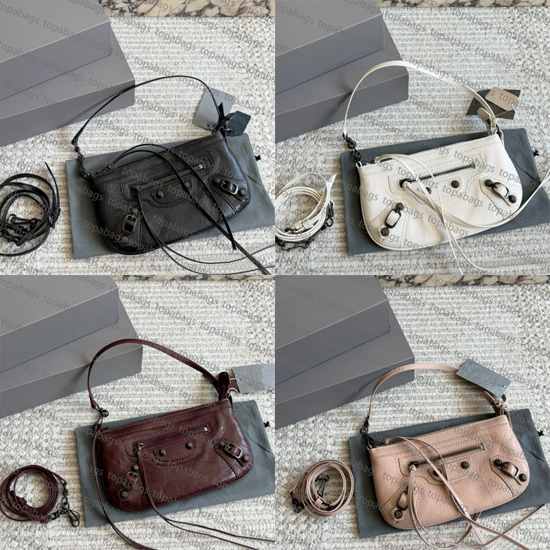 women's new fashion shoulder bags designer underarm bag oil-waxed leather top quality luxury shoulder bags small purse classic vintage handbags